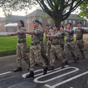 Cadets marching