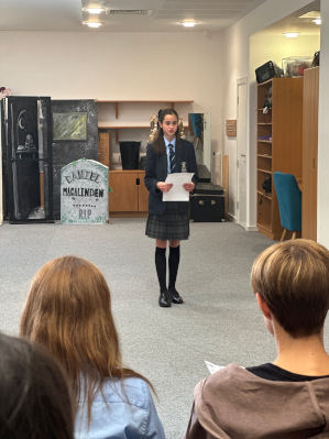 Maeve beautifully reads her poems