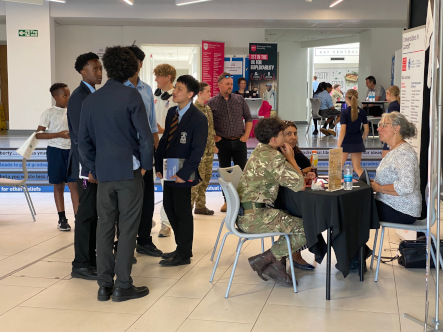Students mix with employers at careers convention