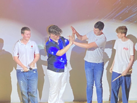 Year 11 musicians celebrated their final surprise performance