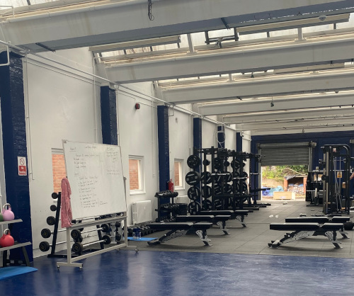 New warehouse gym and equipment