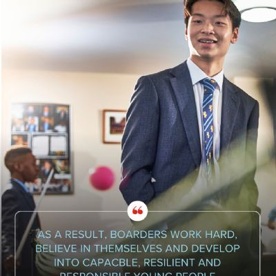 We are thrilled to announce our boarding provision has been judged 'outstanding' in every category for the third consecutive inspection, Boarders work hard, believe in themselves and develop into capable, resilient and responsible young people