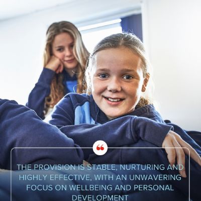 The provision is stable, nurturing and highly effective, with an unwavering focus on wellbeing and personal development